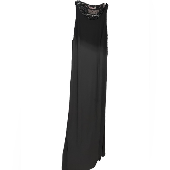 Laundry By Shelli Segal Elegant Black Maxi Dress - Picture 1 of 7